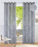 OTTO HOME Gardine Anna Grau Äste-Motiv Viskose Polyester Bild 2