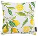 Magma Heimtex Kissenhülle Frutta 'Limone' Gelb Zitronendruck Bild 2