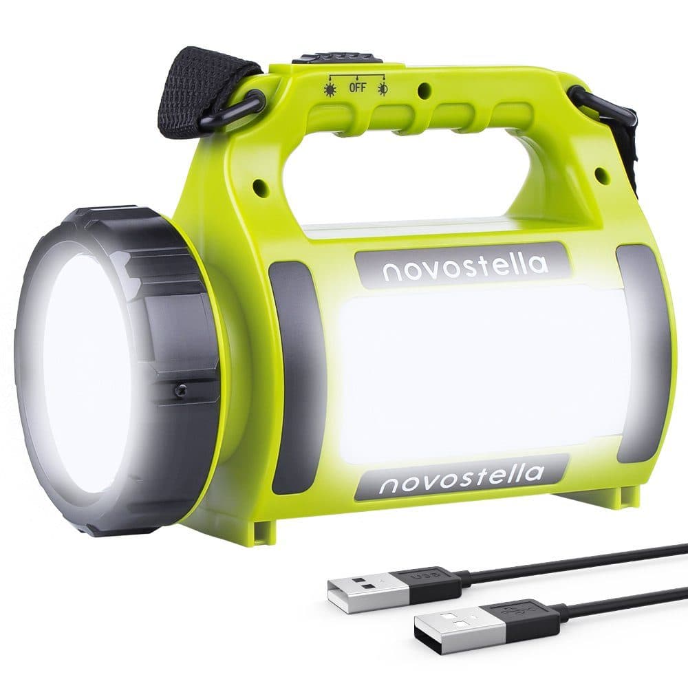 Novostella Taschenlampe LED Campinglampe Handscheinwerfer wiederaufladbare Laterne Tragbar - Bild 2
