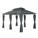 Mondeer Pavillon Gartenpavillon 3x4m Metallrahmen Bild 2