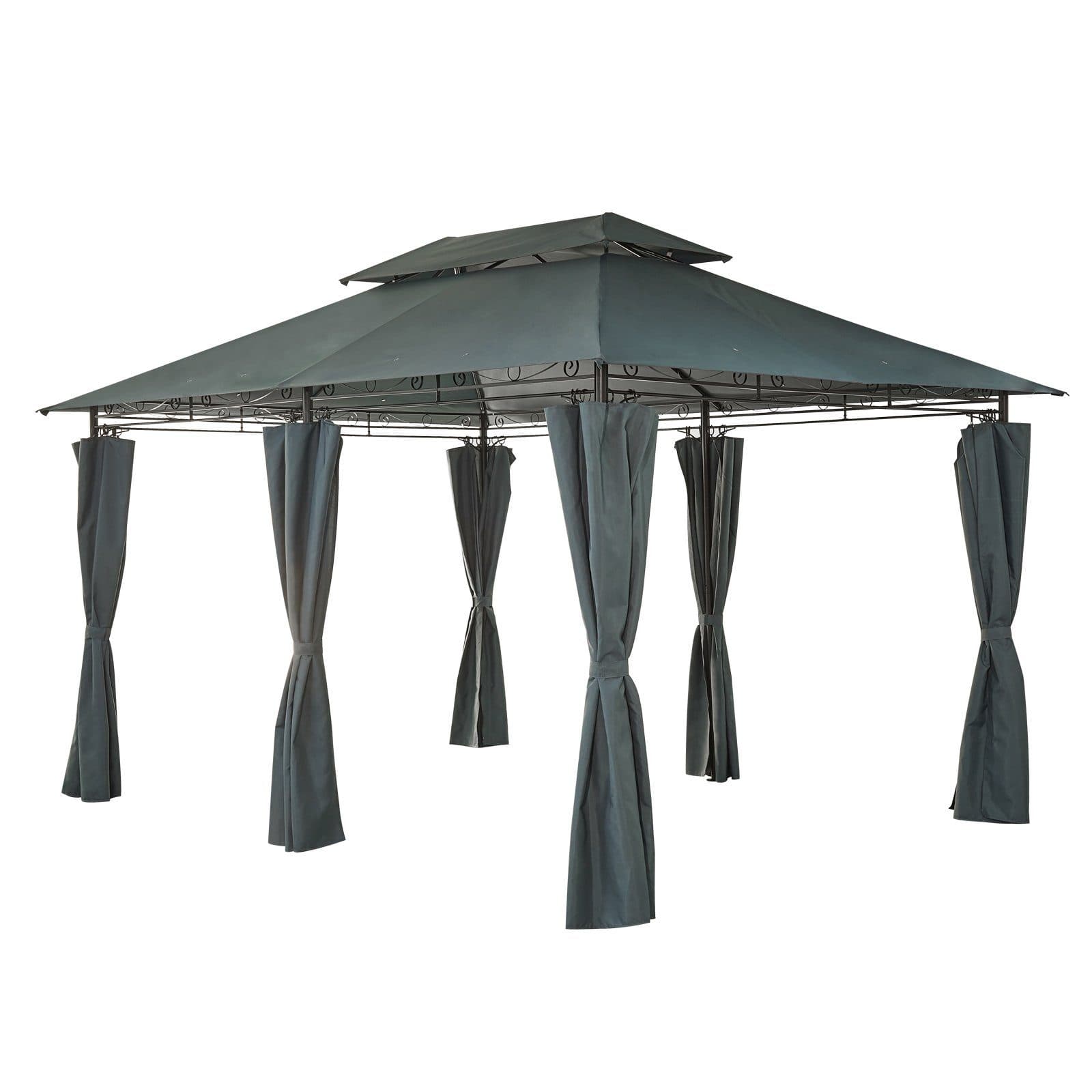 Mondeer Pavillon Gartenpavillon 3x4m Metallrahmen - Bild 2