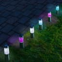 MARELIDA LED Solarleuchte Mosaik Edelstahl 6er Set Bild 2