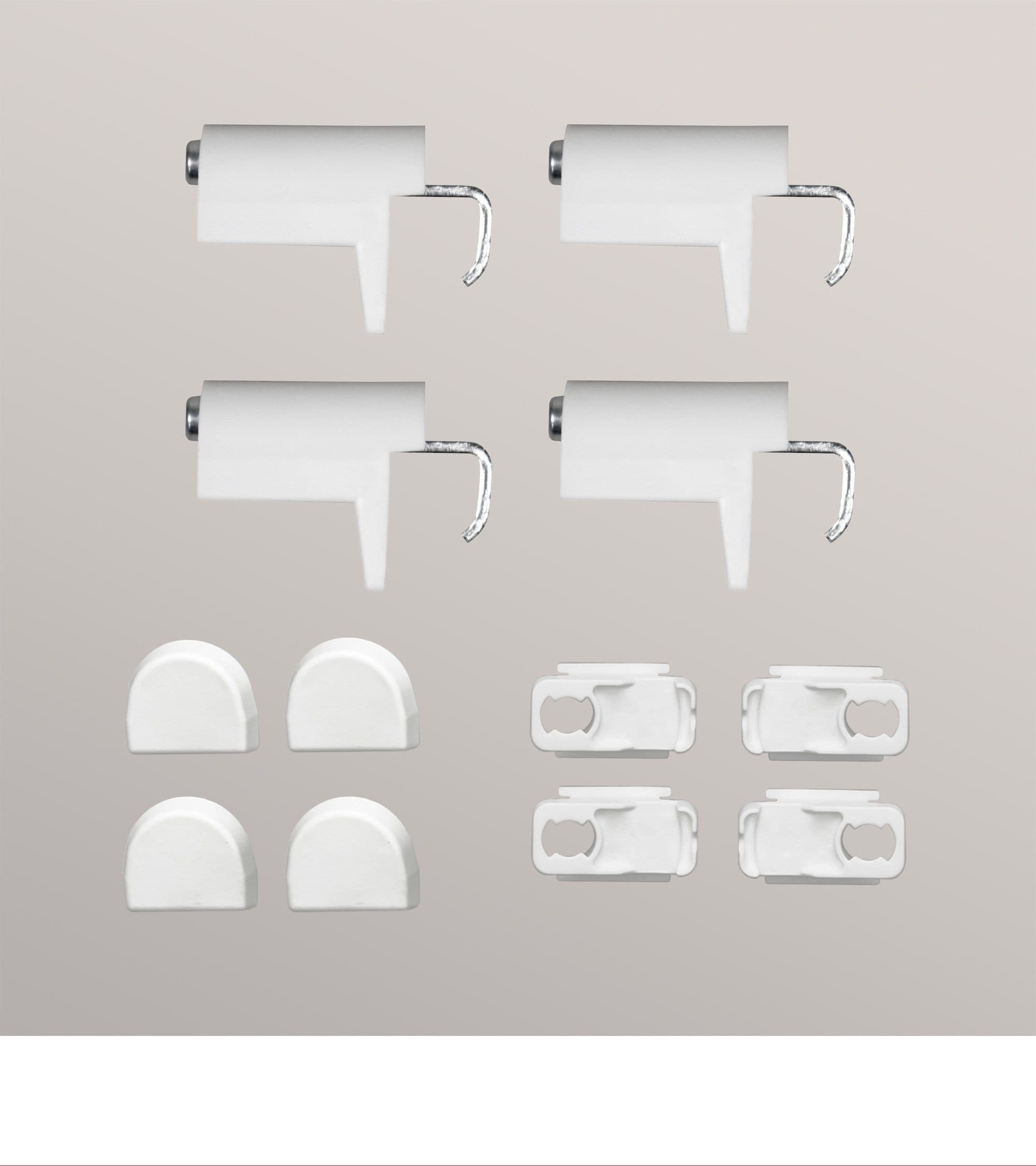 LYSEL® Sichtschutzbefestigung Klemmträger PVC-Aluminium - Bild 2