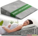Well B4 Keilkissen für Bett und Couch, Matratzenkeil mit 2 Liegezonen, Rückenkissen, für Reflux, Bequemes Reflux Kissen und Lesekissen zur Schlaferhöhung, oder als Rückenlehne Bild 2
