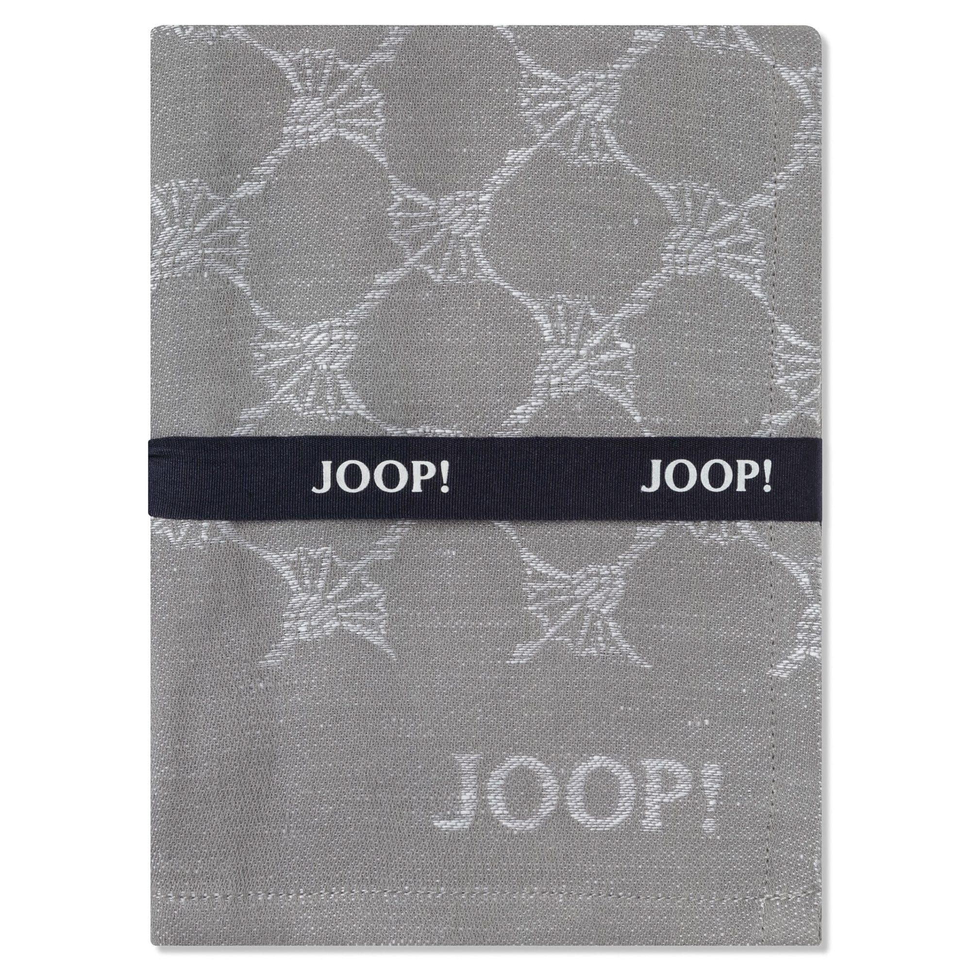 JOOP! Geschirrtuch Cuisine Cornflower Classic 1-tlg. Blau Halbleinen
