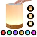 autolock LED Nachttischlampe Touch Dimmbar RGB Farben Bild 2