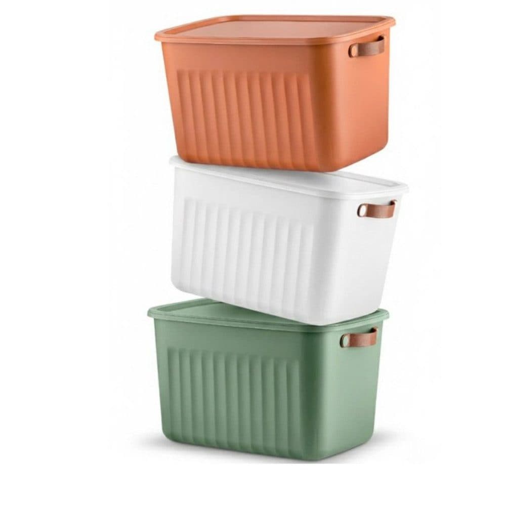 Luxury Bites Aufbewahrungsbox 3er Set 10L 15L 20L BPA-frei Kunststoff