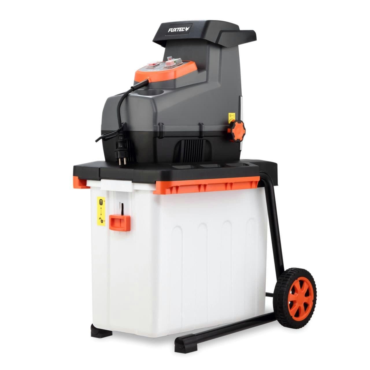 FUXTEC Gartenhäcksler FX-EGH2800B 44 cm max. Astdurchmesser 2800W Walzenschneidsystem 60L Fangbox - Bild 2
