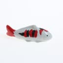 MARELIDA Dekofigur schwimmender Fisch Teichdeko Koi Porzellan Bild 2