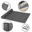 Ribelli Balkonsichtschutz PVC Anthrazit 0,9 x 3m Bild 2