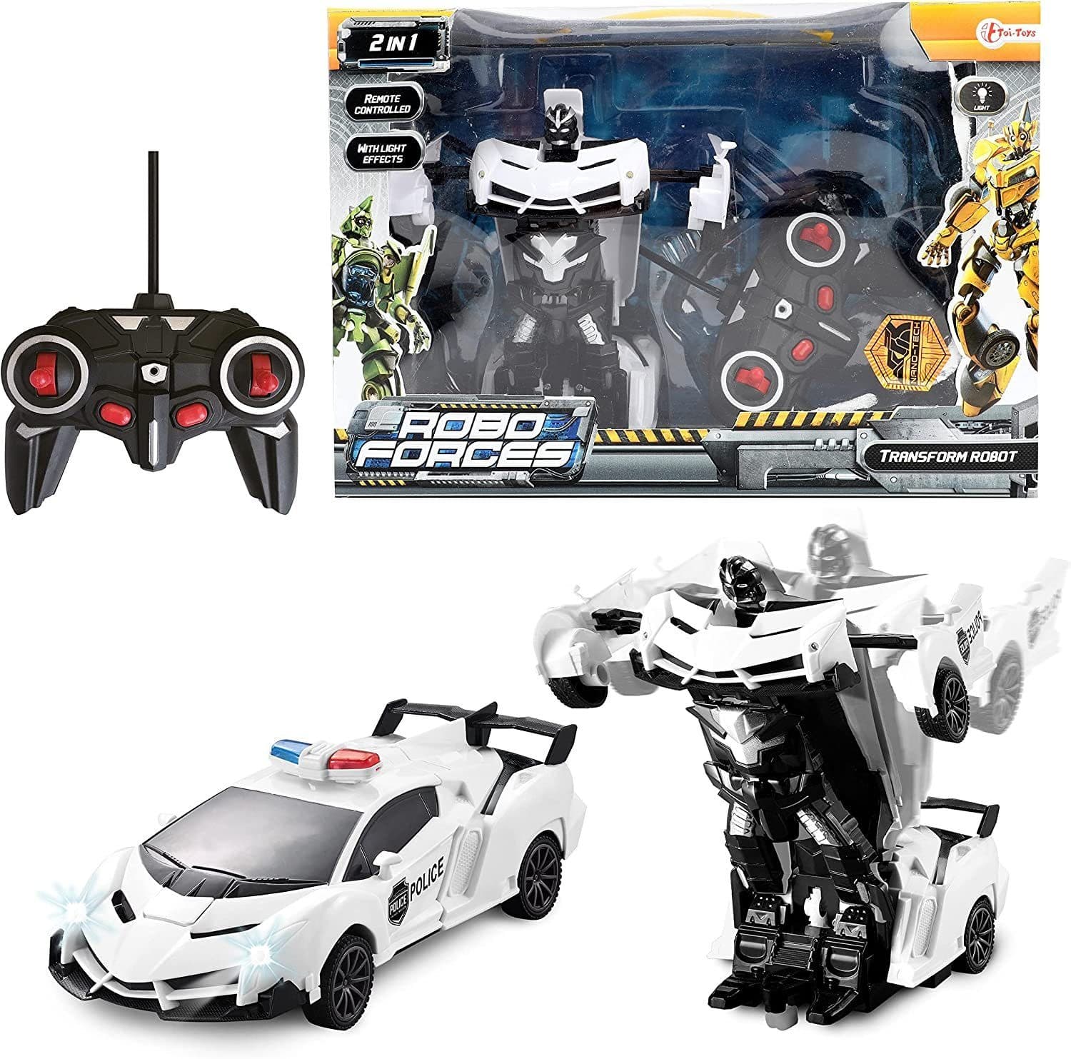 Toi-Toys Transform Roboter Robo Forces mit Licht & Fernsteuerung - Bild 2
