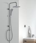 Vereg Duschsystem Fine Shower Dunkelgrau mit Hand- und Kopfbrause Bild 2