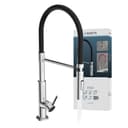 Schütte Spültischarmatur Stilo Ausziehbar 360° Schwenkbar Silber Bild 2