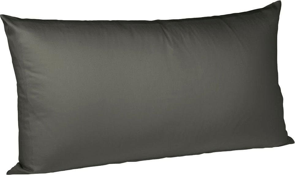 fleuresse Kissenbezug Colours Mako-Satin Anthrazit 40x80cm - Bild 2