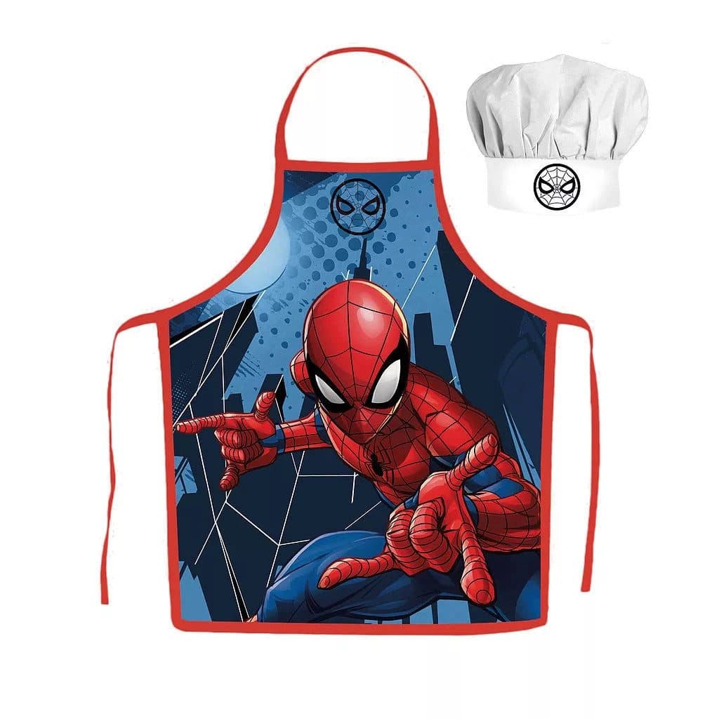 MARVEL Kochschürze Spiderman 2-teiliges Set für Kinder