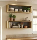 Wandregal HOME AFFAIRE "Meliss" Massivholz Kiefer Bild 2