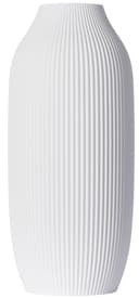 3D Vase Dekovase Stella XL 38cm Weiß Nachhaltige Bodenvase Bild 2