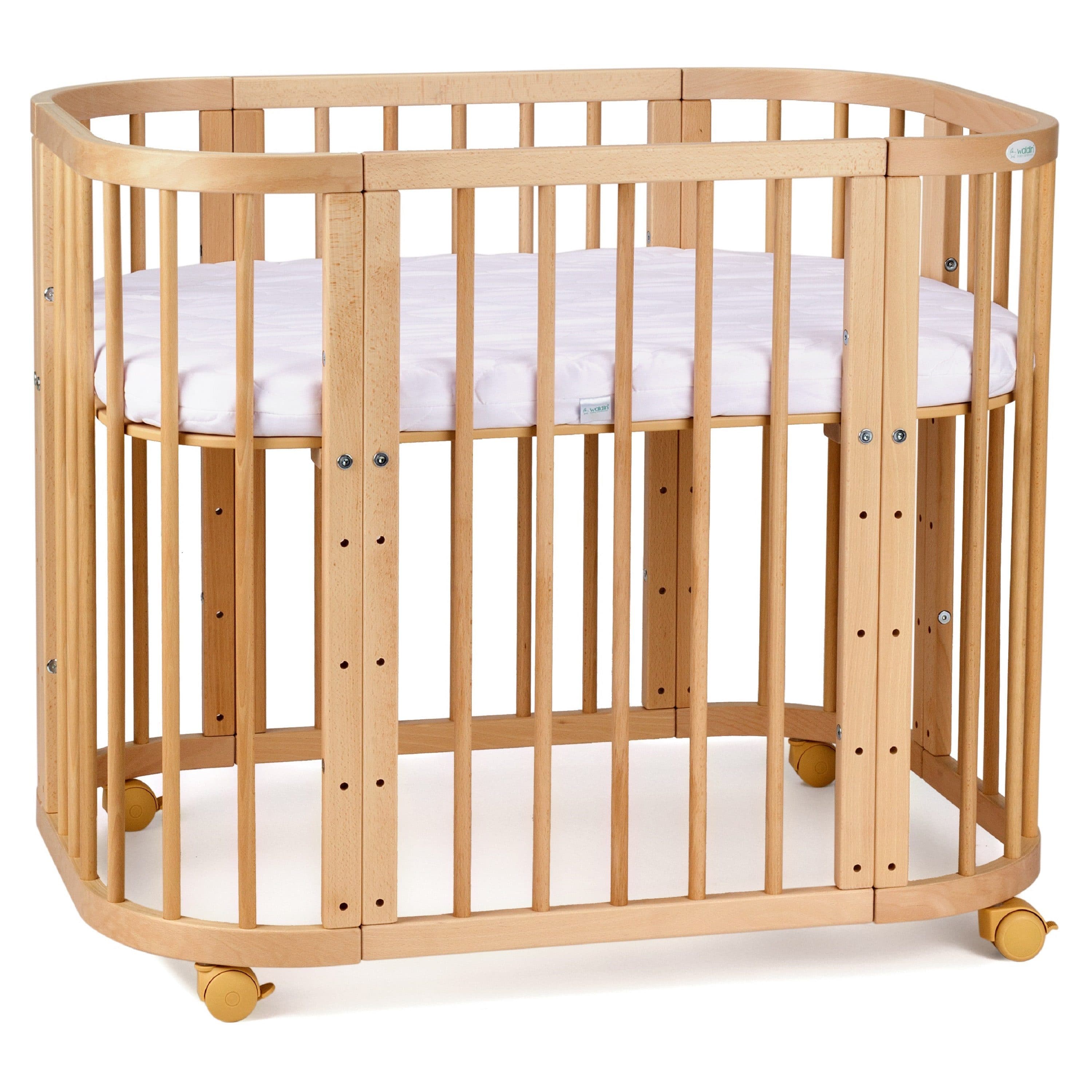 Waldin Babybett 5in1 Beistellbett aus Holz - Bild 2