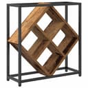 vidaXL Weinregal Altholz Holzwerkstoff 16 Flaschen Bild 2