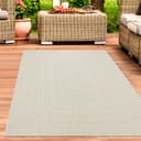 Carpetia Outdoorteppich Jute-Look Beige rechteckig Bild 2