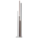 BRILLIANT Stehlampe Cembalo LED 5-flg. Schwarz/Braun Dimmbar Bild 2