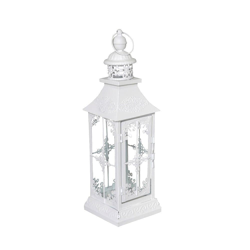 Grafelstein Kerzenhalter Laterne CHALET Weiß Shabby Chic