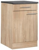 OPTIFIT Unterschrank Mini Grau Eichefarben 50cm Breite Bild 2