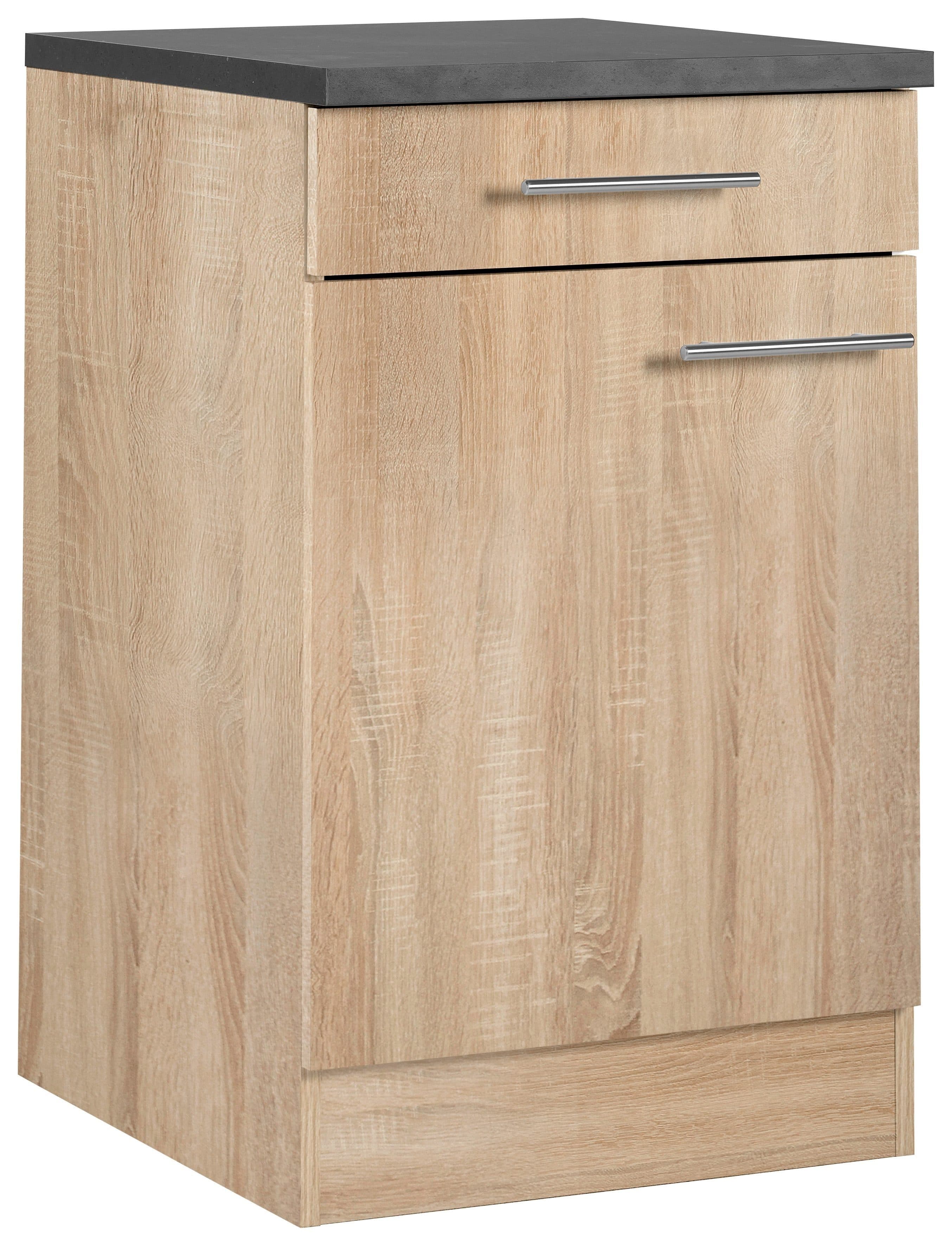 OPTIFIT Unterschrank Mini Grau Eichefarben 50cm Breite - Bild 2
