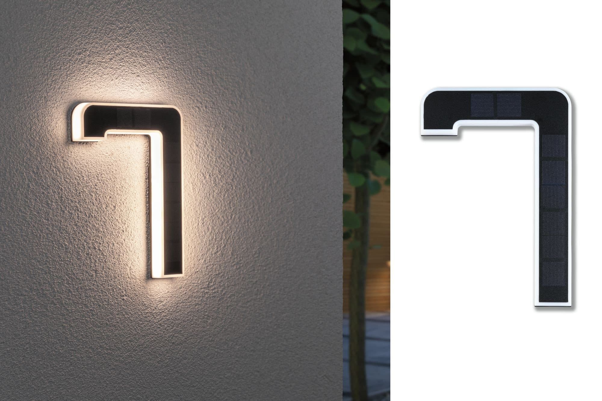 Moderne Außen-Wandleuchte in Schwarz - Bild 2
