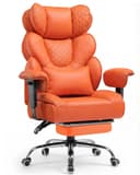 COMHOMA Gaming-Stuhl Ergonomisch 180 kg Lendenstütze Fußstütze Bild 2