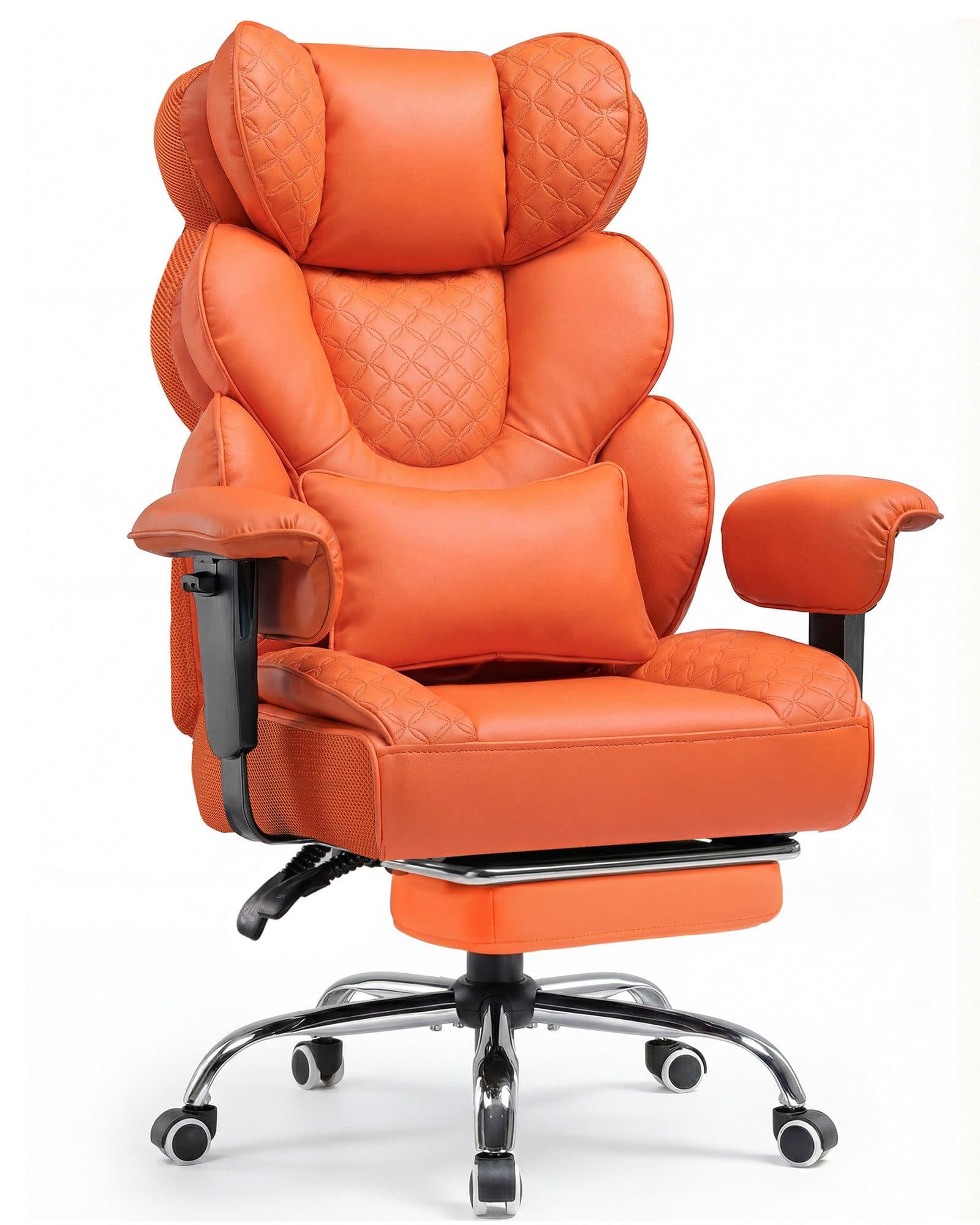COMHOMA Gaming-Stuhl Ergonomisch 180 kg Lendenstütze Fußstütze - Bild 2