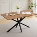 GrandCA HOME Esstisch nordischer Stil MDF Holzmaserung-Optik Bild 2