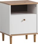 Schildmeyer Nachttisch Hilda 400 1SK Modern Mattweiß Bild 2
