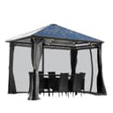 BRAST Pavillon Summerdream Aluminium 3x3m inkl. Moskitonetz Bild 2