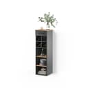 Livinity® Weinregal Regusa, Goldkraft Eiche/Anthrazit, 30 x 106 cm Bild 2