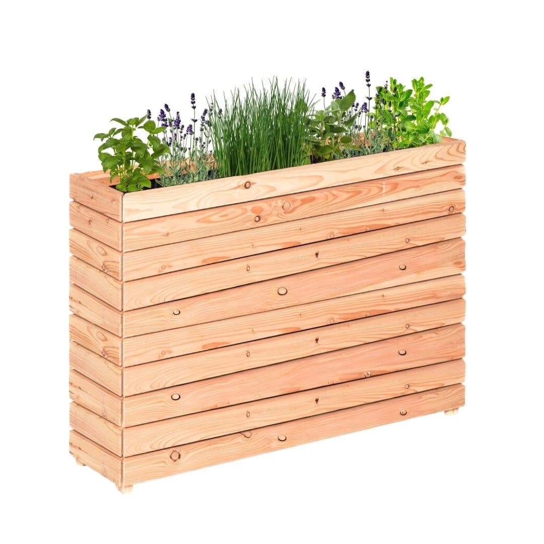 Mega Holz Hochbeet Lärche Modulo L 120x30x39 - Bild 2
