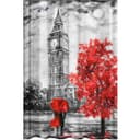 Ekershop Duschvorhang BIG BEN Rot Schwarz Bild 2