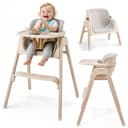 Moby-System Lumo 3in1 Hochstuhl klappbar Beige Bild 2