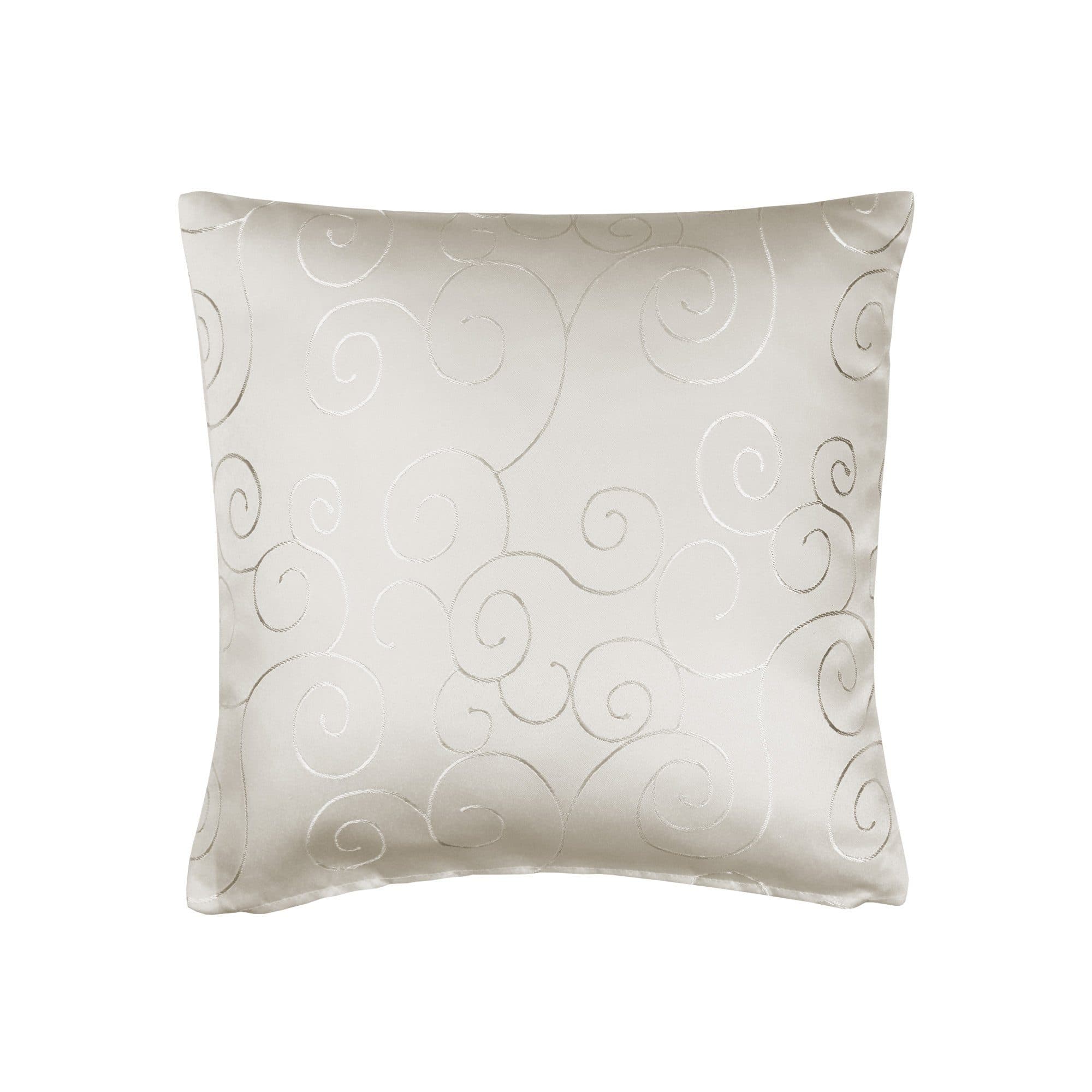 Haus und Deko Kissenbezug Damast Circle Ornamente Beige - Bild 2