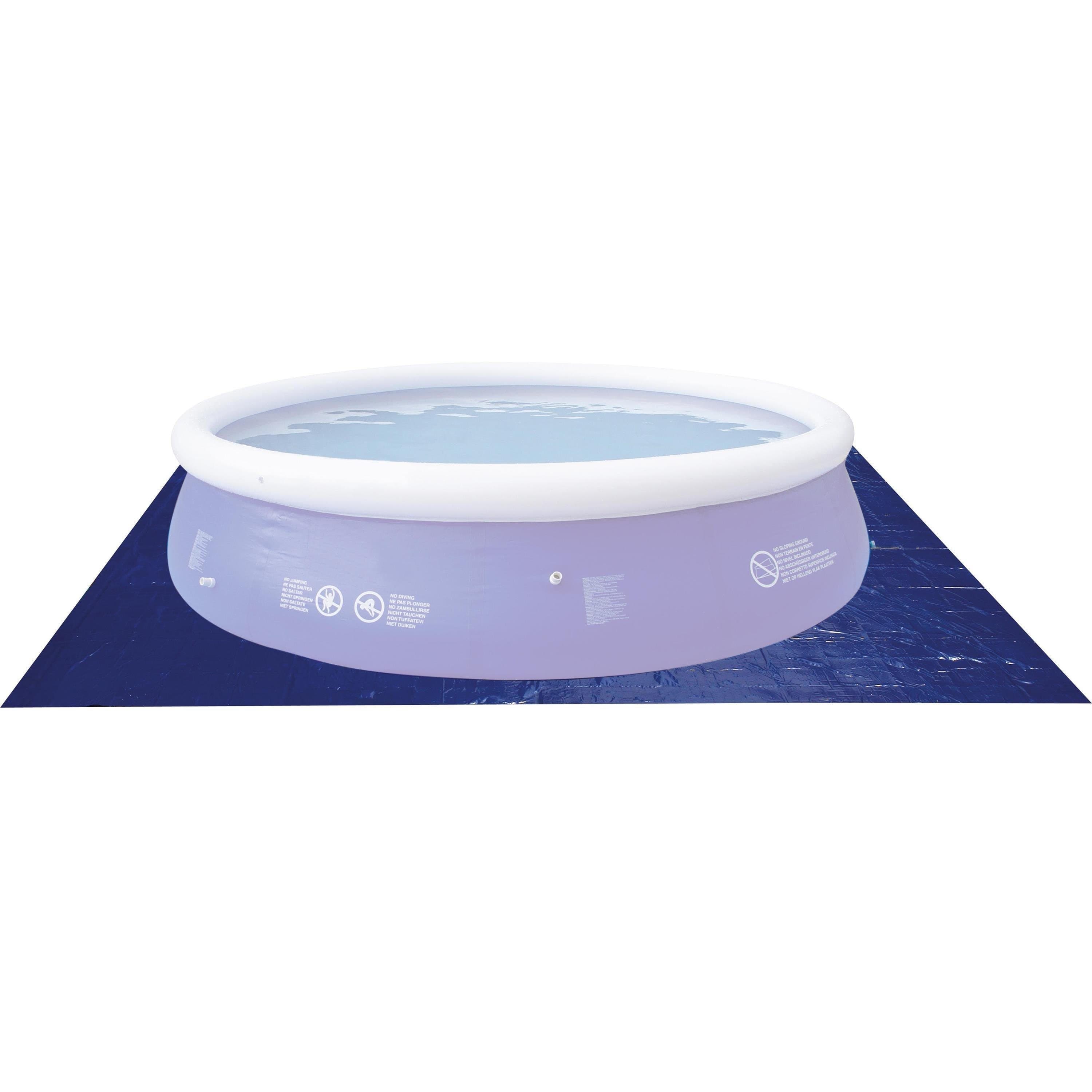 Avenli Pool-Bodenschutzfliese Unterlegfolie 270x270cm Blau - Bild 2