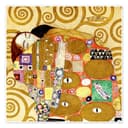 Posterlounge Wandbild Die Erfüllung Gustav Klimt Poster Bild 2
