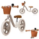 Lionelo Laufrad ALEX PLUS Beige mit Korb und Glocke Bild 2