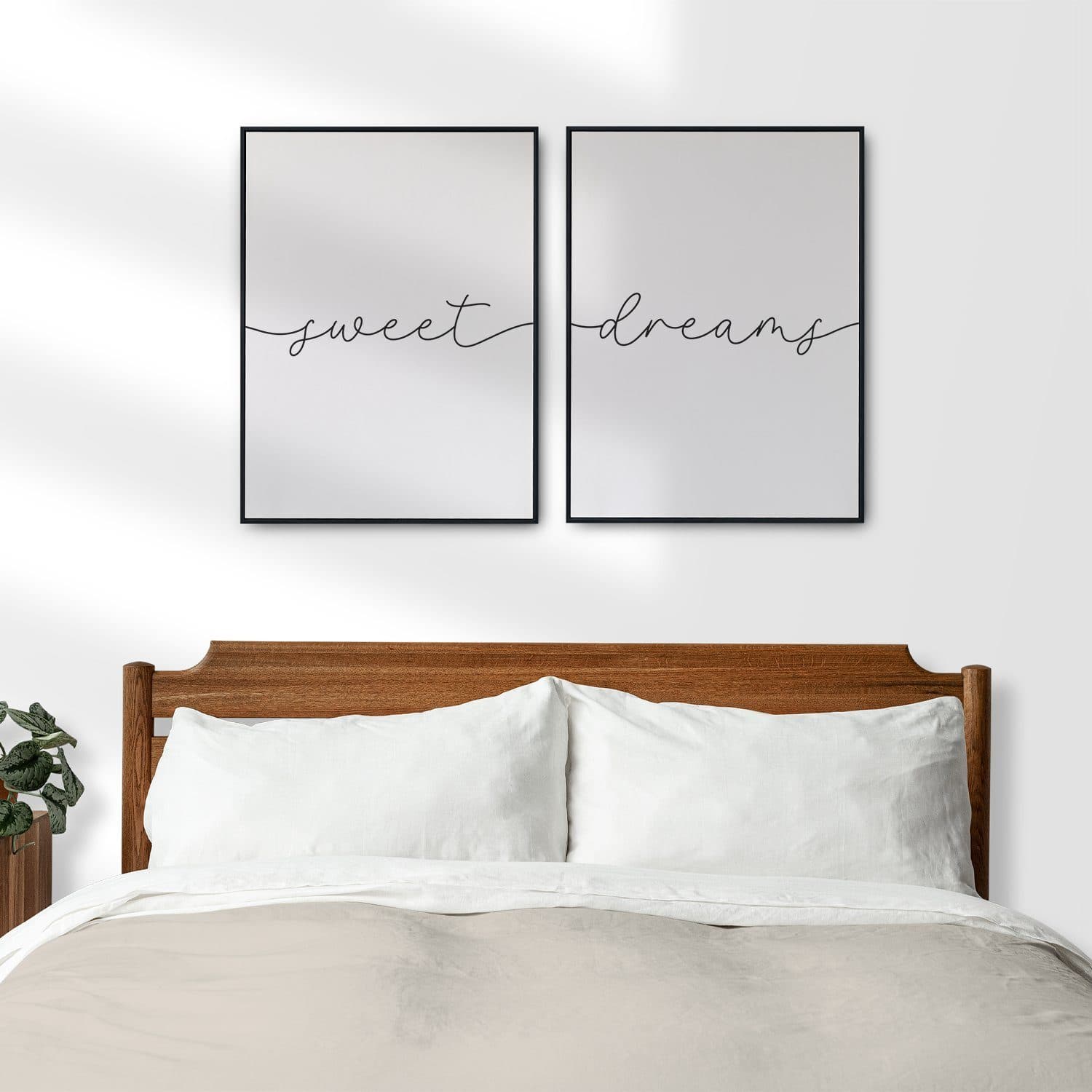 Tigerlino Poster Sweet Dreams 2er Set Schlafzimmer Wandbild - Bild 2