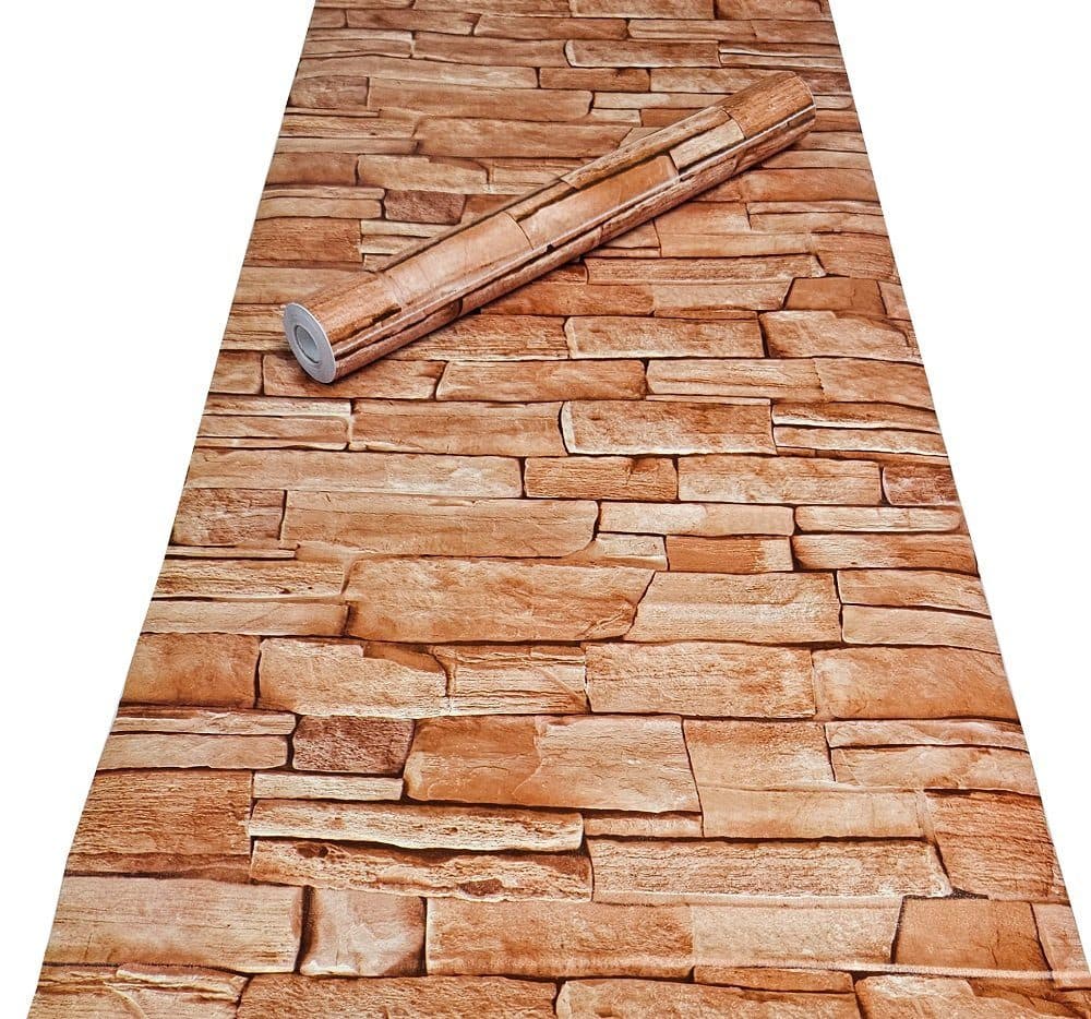 Visario 3D-Tapete Selbstklebend Bedruckt 10m x 45cm - Bild 2