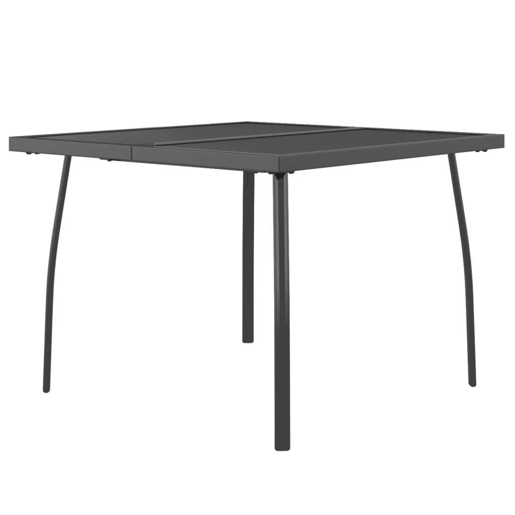 vidaXL Gartentisch Anthrazit Stahlgitter - Bild 2