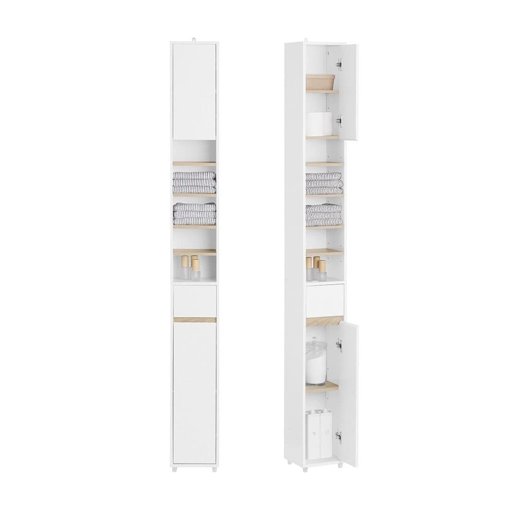 SoBuy Hochschrank BZR34 Badschrank schmal wasserabweisend - Bild 2