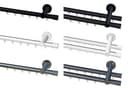 Garduna Gardinenstange Ø 20mm Innenlauf Komplettset inkl. X-Gleiter in Profilfarbe, 2-läufig, kürzbar, Metall Bild 2