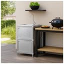 HTI-Living Outdoor-Küchenspüle mit Unterschrank Silber Bild 2