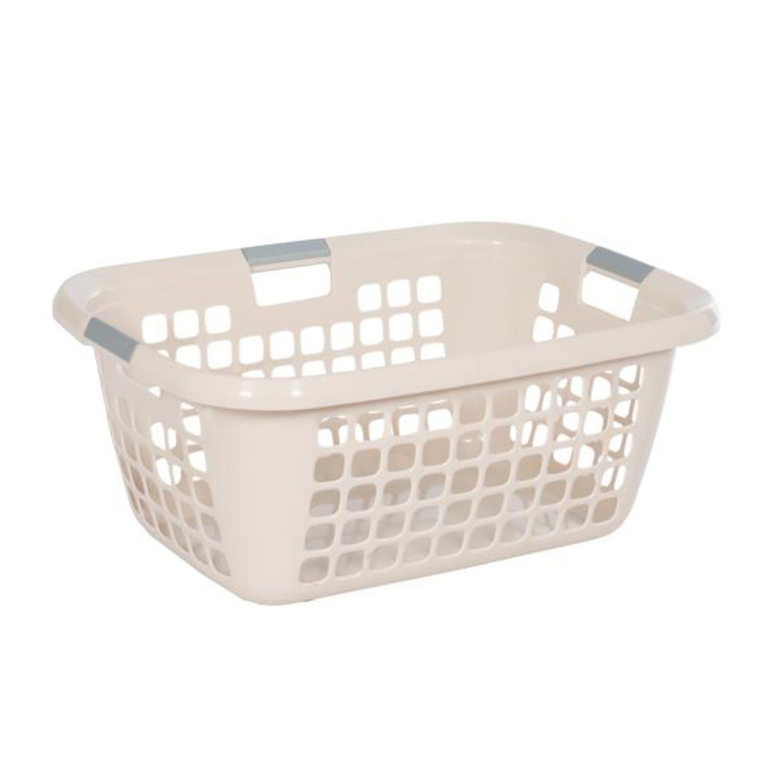 Teko-plastic Wäschekorb Easy 49L Creme Kunststoff