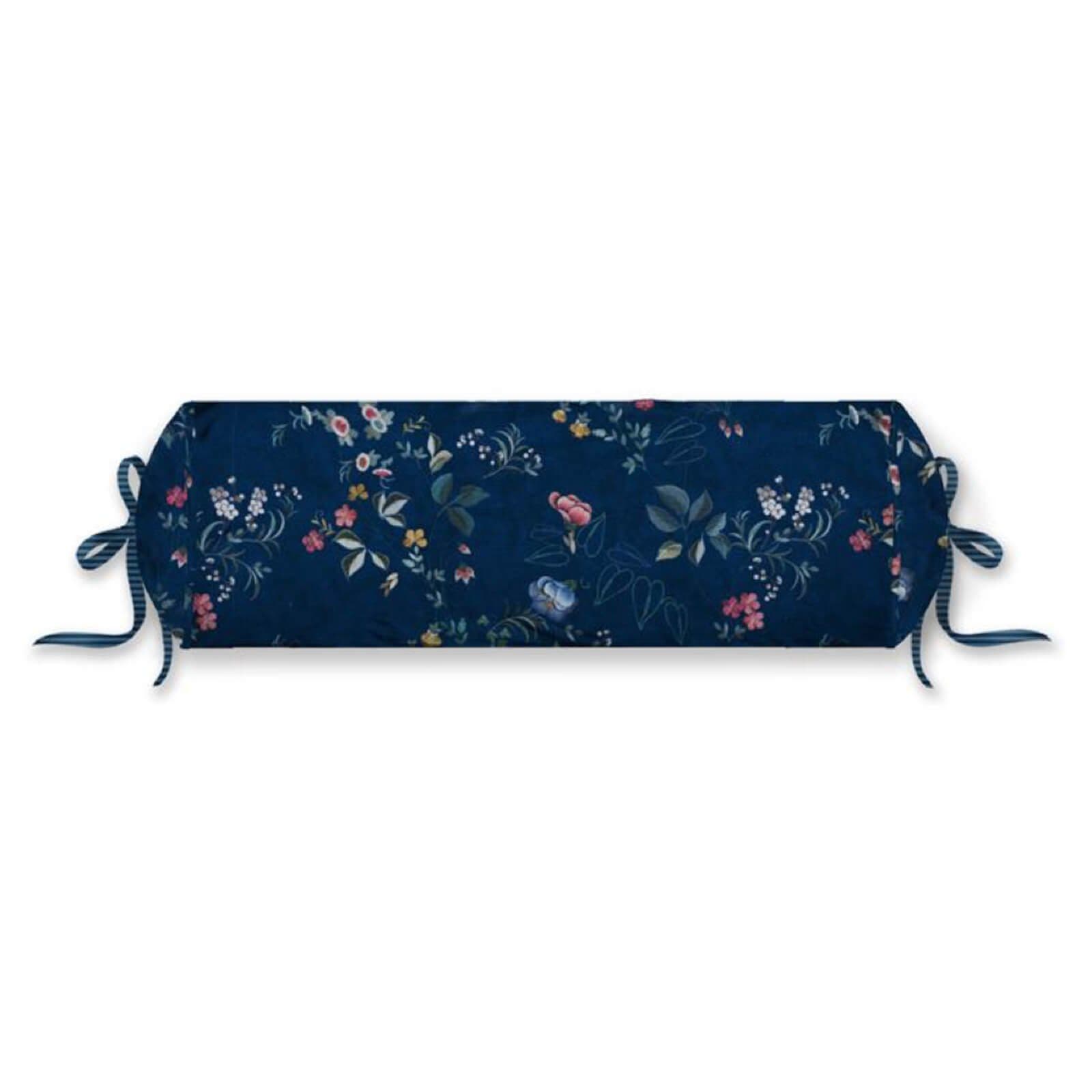 PiP Studio Dekokissen Nackenrolle Tokyo Bouquet Dark Blue - Bild 2